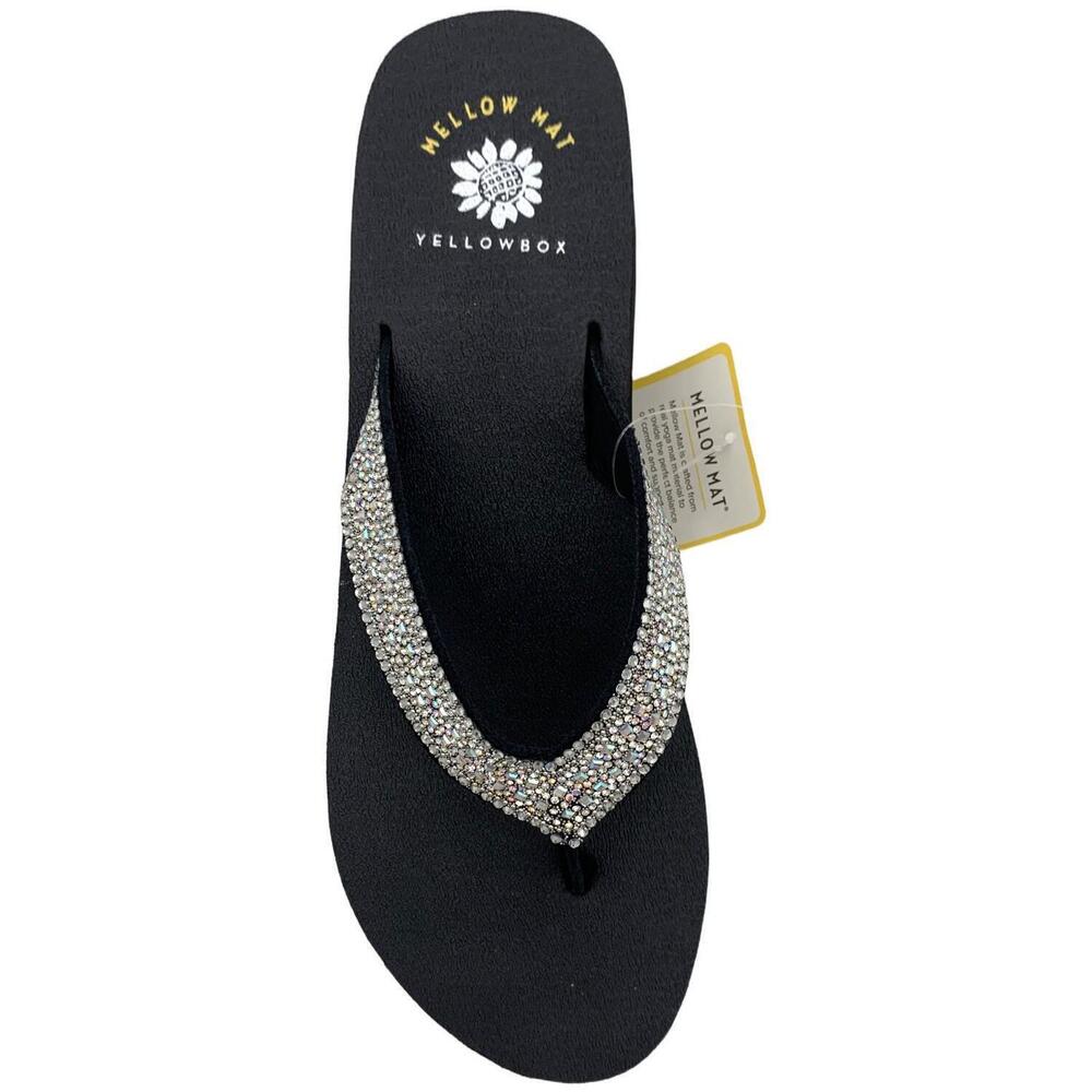 Yellow Box Women's Cressida Slide Sandals Black - Medium - Picture 2 of 3